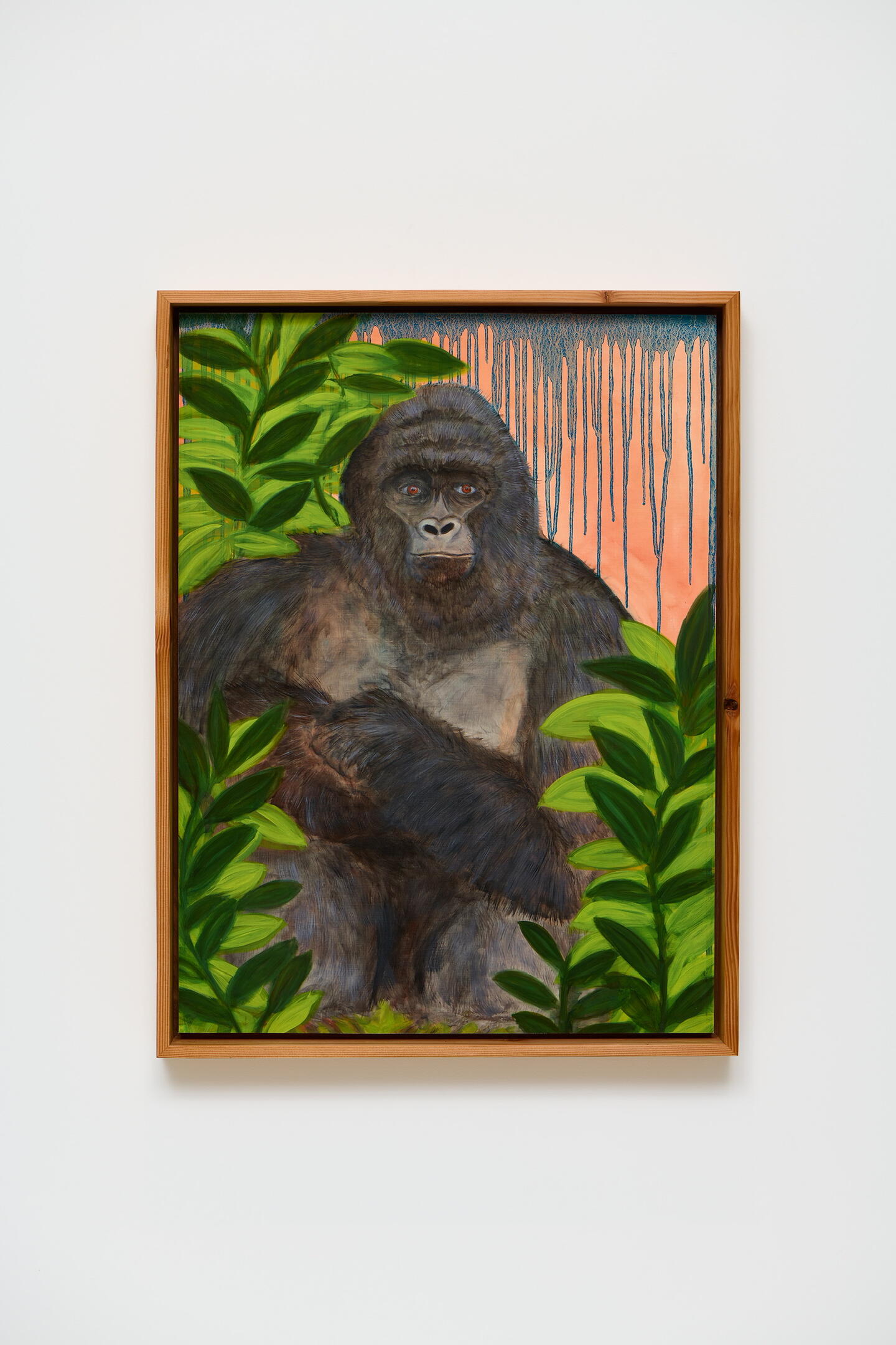 Painting of Harambe, Cincinnati Zoo silver back gorilla