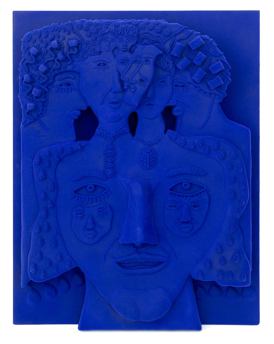 Mamali Shafahi, Heirloom Velvet, 2021, Flocked Epoxy Resin, 145 x 110 cm, (Courtesy of Dastan Gallery).
